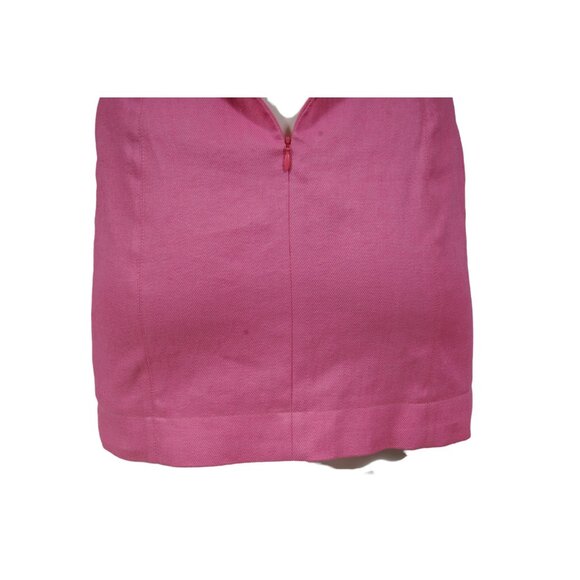 Jacquemus Womens La Robe Limao Halter Neck Dress Size 34 4 Pink Linen Polyester - Picture 8 of 12